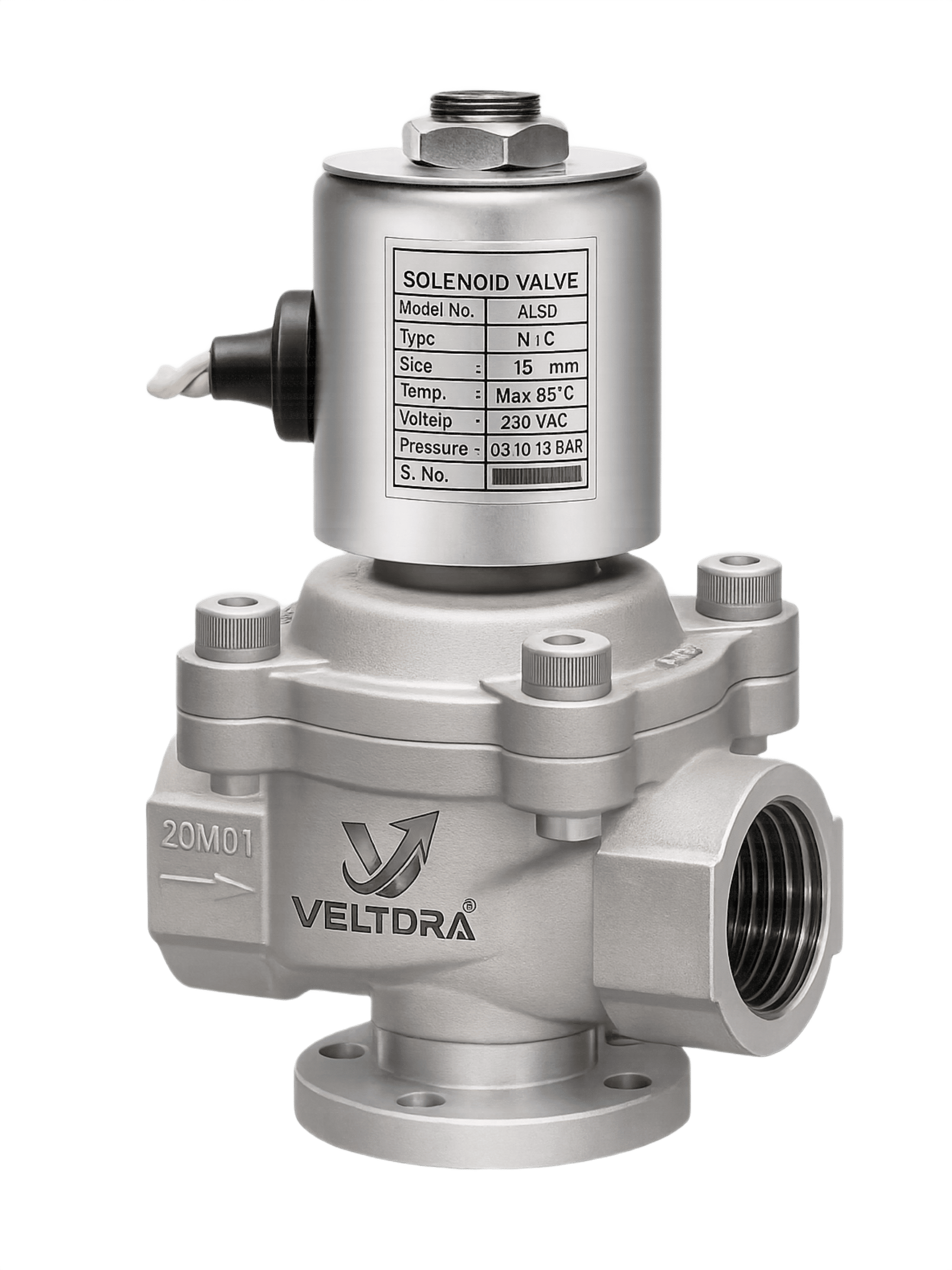 Industrial automated valve assembly